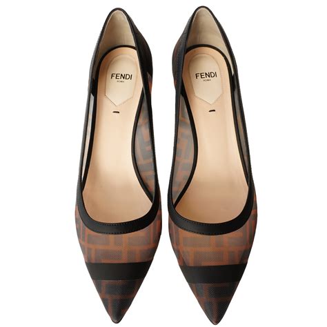 fendi colibri pump|fendi women' s wedge pumps.